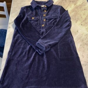 Crewcuts Navy Blue Kids Casual Dress